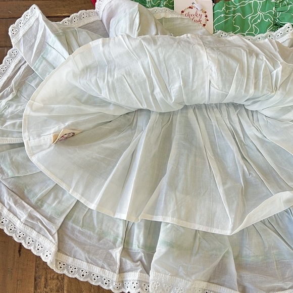 Cheeky plum Myra spruce floral eyelet Christmas dress nwt - Picture 7 of 8